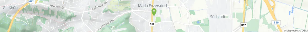 Kartendarstellung des Standorts für Bären-Apotheke in 2344 Maria Enzersdorf